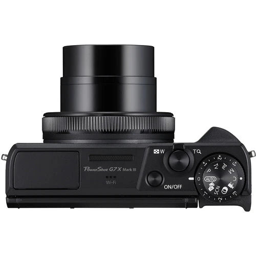 Canon PowerShot G7 X Mark III Digital Camera (Black) – 20.1MP 4K Video, Vlogging & Content Creation Kit with Wi-Fi & Bluetooth