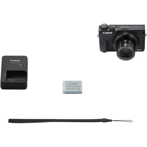 Canon PowerShot G7 X Mark III Digital Camera (Black) – 20.1MP 4K Video, Vlogging & Content Creation Kit with Wi-Fi & Bluetooth